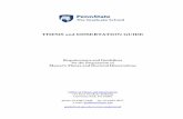 THESIS and DISSERTATION GUIDE - Pennsylvania State University