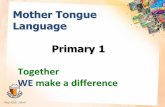 Mother Tongue Language Primary 1 - Ministry of Education