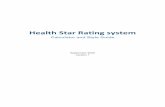 Health Star Rating system