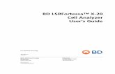 BD LSRFortessa X-20 Cell Analyzer User’s Guide