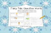 Fairy Tale Question Words