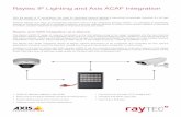 Raytec IP Lighting and Axis ACAP Integration
