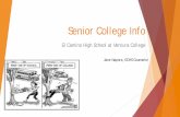 Senior College Info