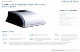 Optical Fingerprint Sensor MFS100 - ramnetsolutions.com