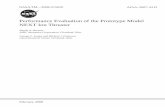 Performance Evaluation of the Prototype Model NEXT Ion ...