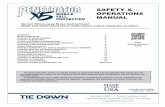 SAFETY & OPERATIONS MANUAL - Tie Down