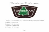 Woodsman Challenges