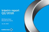Interim report Q2/2016 - Outokumpu