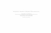 Stochastic Models of Market Microstructure