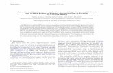 Experimental Assessment of the Performance of High ...