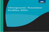 Chiropractic Treatment Profiles – 2003 - ACC