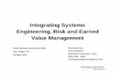 Integrating Systems Engineering, Rish and Earned Value ...