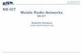 NB-IOT Mobile Radio Networks - Roberto Verdone
