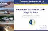 Pavement Evaluation 2014 Virginia Tech