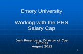 Emory University Working with the PHS Salary Cap