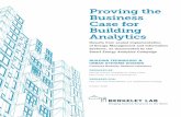 Proving the Business Case for Building Analytics