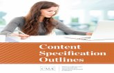 Content Specification Outlines - Simandhar Education