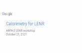 Calorimetry for LENR