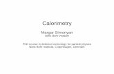Calorimetry - ku