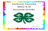 Jackson County Mini 4-H Second Grade - Purdue University