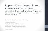 Impact of Washington State Initiative I-1183 (alcohol ...