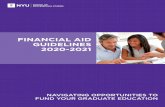 FINANCIAL AID GUIDELINES 2020-2021