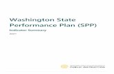 Washington State Performance Plan (SPP)