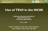 Use of TEUI in the NCSS - Home | NRCS