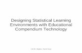 Designing Statistical Learning Environments with ...