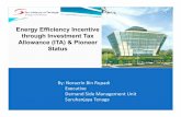 Energy Efficiency Incentive through Investment Tax ...
