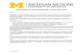 Department of Anesthesiology - University of Michigan Health System