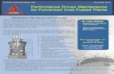 Performance Driven Maintenance for Pulverized Coal-Fueled ...