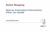 Robot Mapping Sparse Extended Information Filter for SLAM