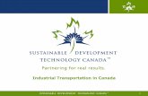 Industrial Transportation in Canada - University of Manitoba