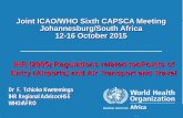 Joint ICAO/WHO Sixth CAPSCA Meeting Johannesburg/South ...