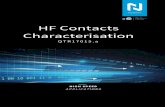 HF Contacts Characterisation - NICOMATIC
