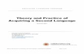 Theory and Practice of Acquiring a Second Language