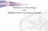 Anise Catering at Milford Cruising Club