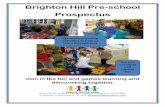 Brighton Hill Pre-school Prospectus
