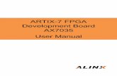 ARTIX-7 FPGA Development Board AX7035 User Manual