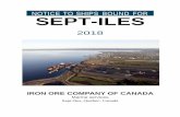 NOTICE TO SHIPS BOUND FOR SEPT-ILES - Iron Ore