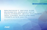 Microsoft Skype for Business Server 2015 Deployment with ...
