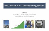 NMEC Verification for Laboratory Energy Projects