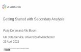 Getting Started with Secondary Analysis