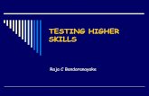 Testing Higher Cognitive Skills Modified Essay and Integrated