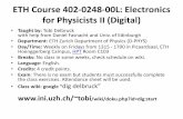Electronics for Physicists II (Digital)
