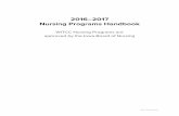 2016–2017 Nursing Programs Handbook