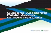 Guide to Accelerate Public Access to Research Data