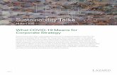 Sustainability Talks: What COVID-19 Means for Corporate ...