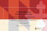 Certification for Youth Camps 2019 - Maryland